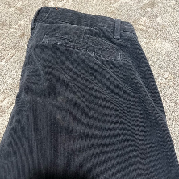 Sundry Anthropologie Blk Side Stripe Raw Hem Corduroy Le Soleil Ankle Pants Sz30 - Picture 7 of 7